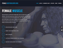 Tablet Screenshot of female-bodybuilders.org